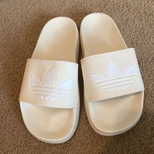 Adidas slides - mens size 8 or woman’s 10